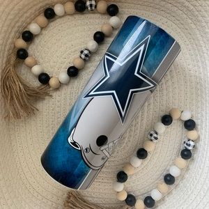 *IMPERFECTION* COWBOYS 20 oz Stainless Steel Tumbler Cup